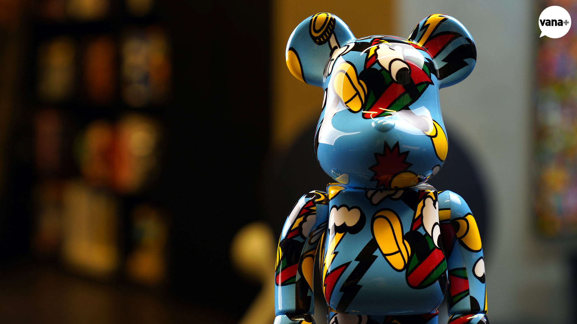 Be@rbrick, grafflex 100% & 400% - vana+