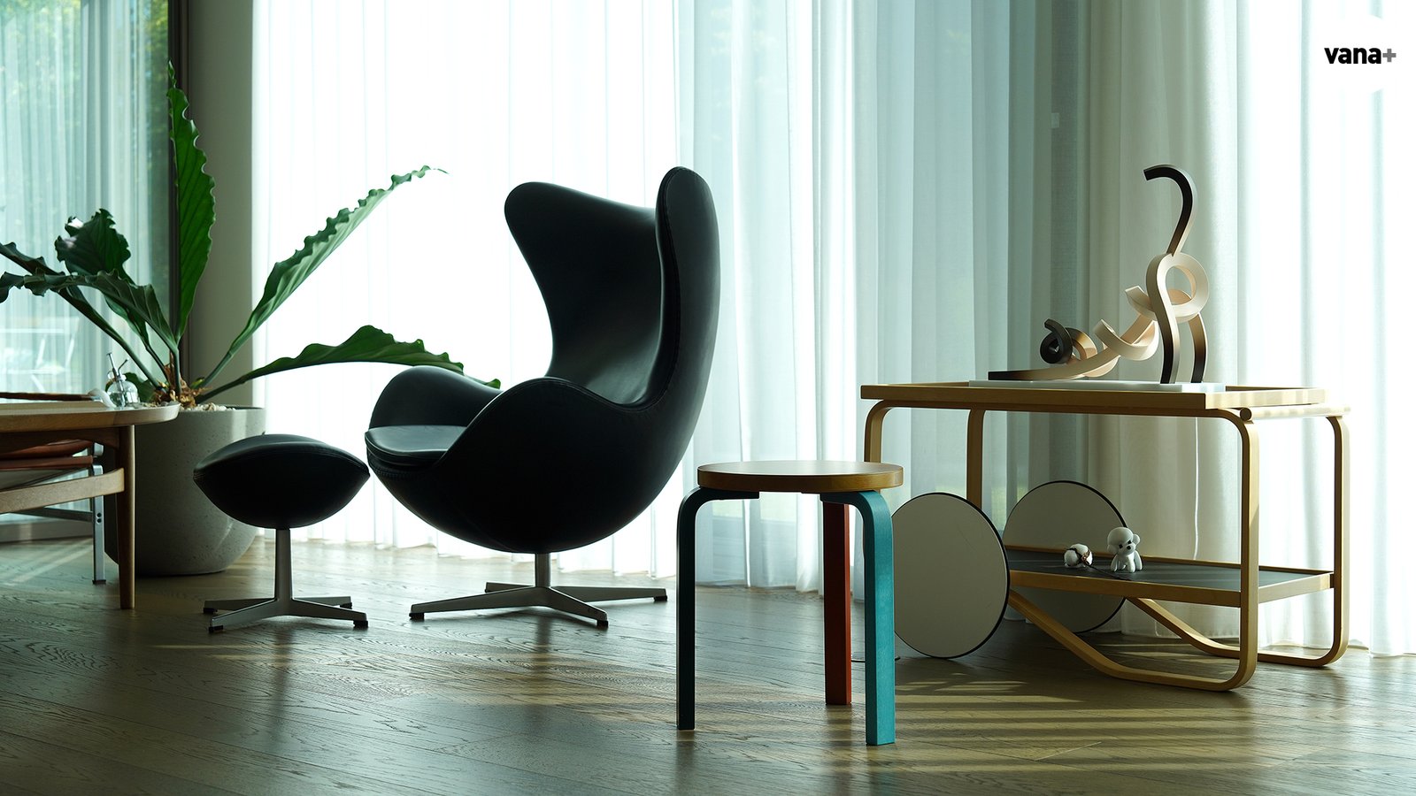 artek x Paul Smith, Stool 60 Edition 2 - vana+